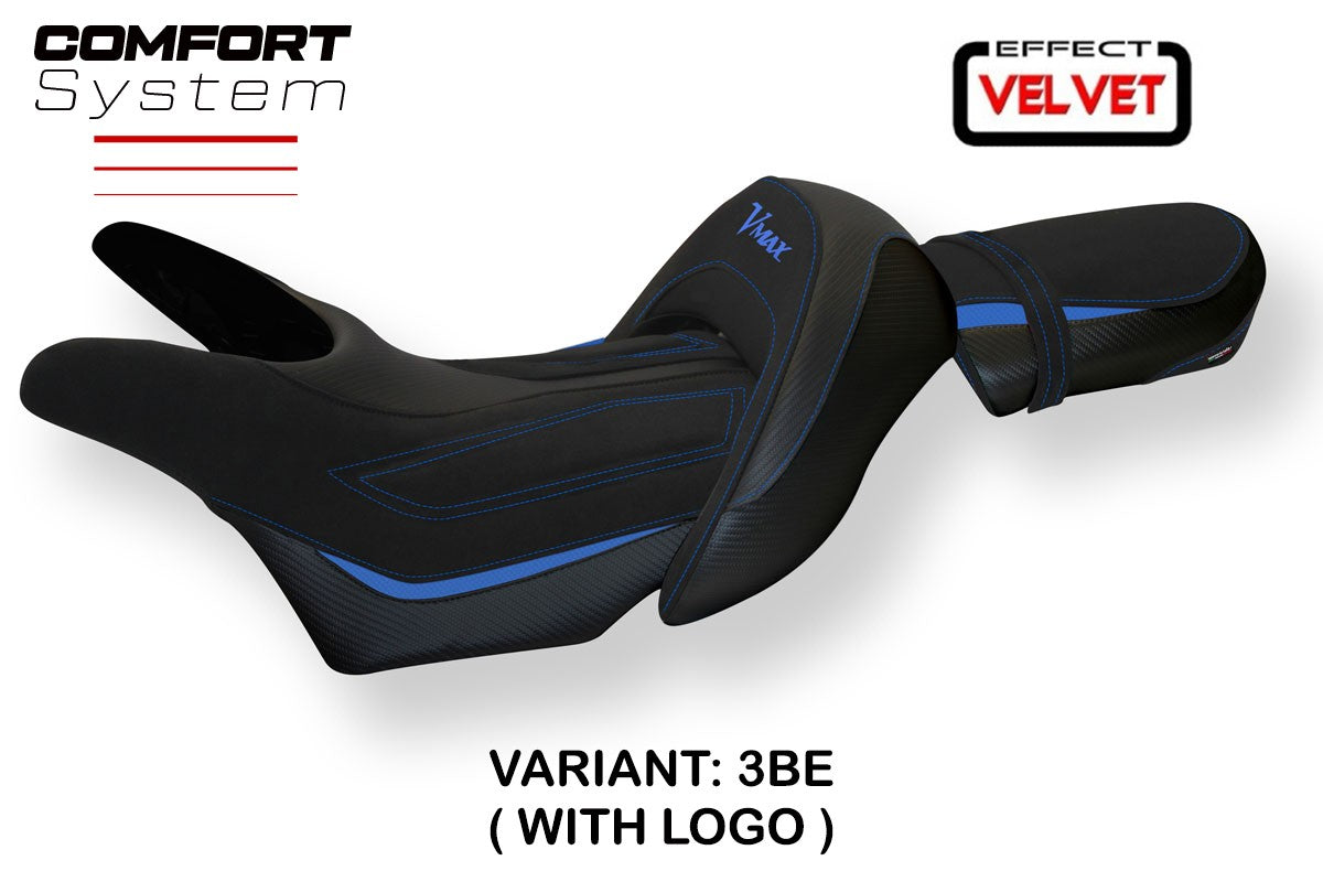 Seat cover compatible - Yamaha V-Max 1700 2008 - 2017 - mod Odessa Velvet Comfort System